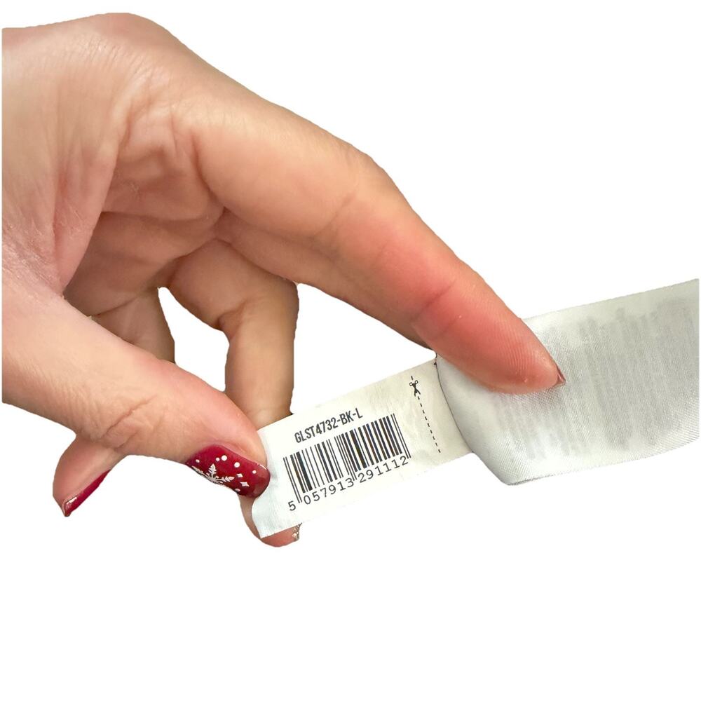 Gymshark Large Essential Tee Asymmetrical Split Side Knot Tie Black T-Shirt Top - Picture 4 of 8